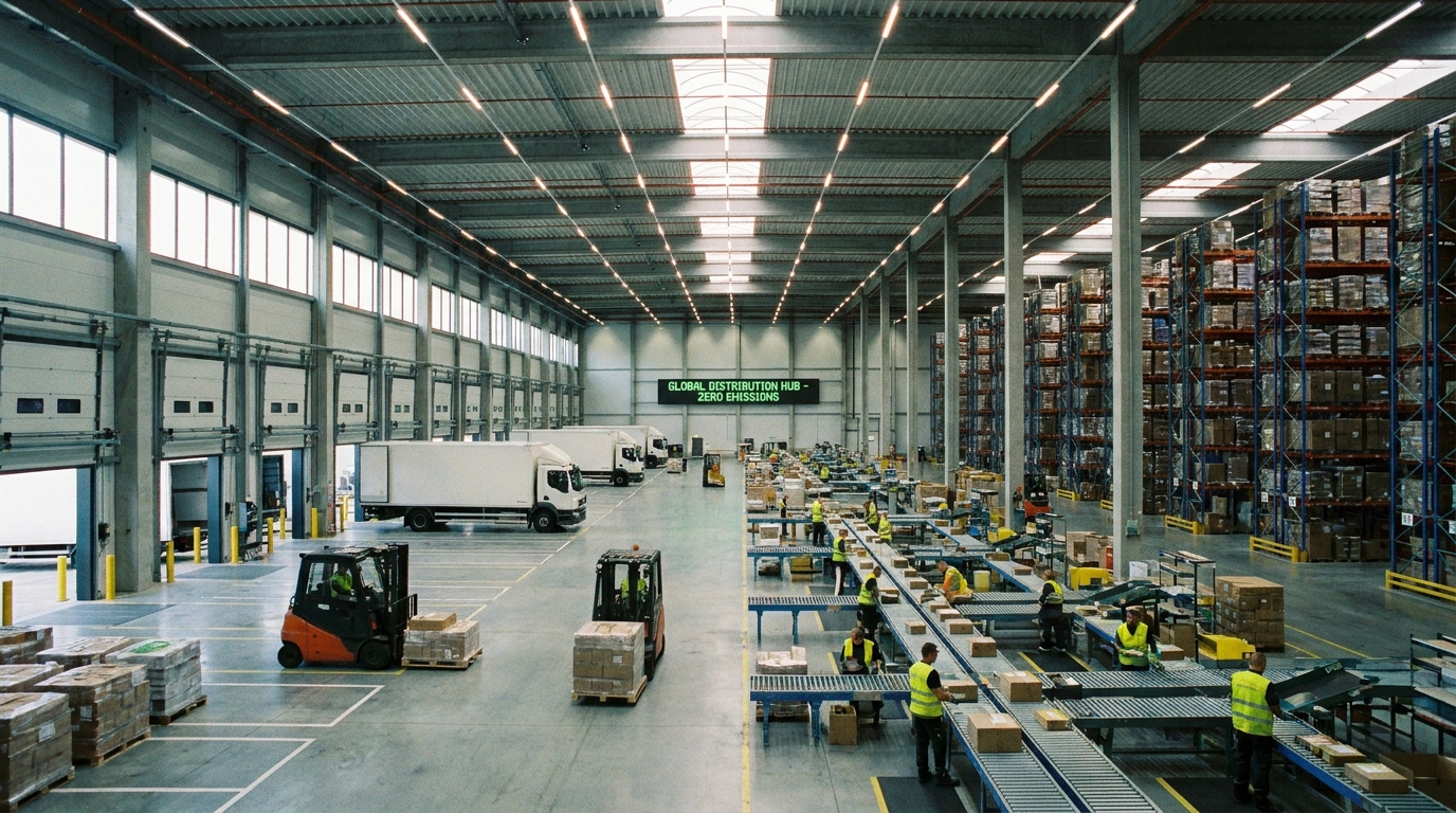 Logistics and warehousing yard